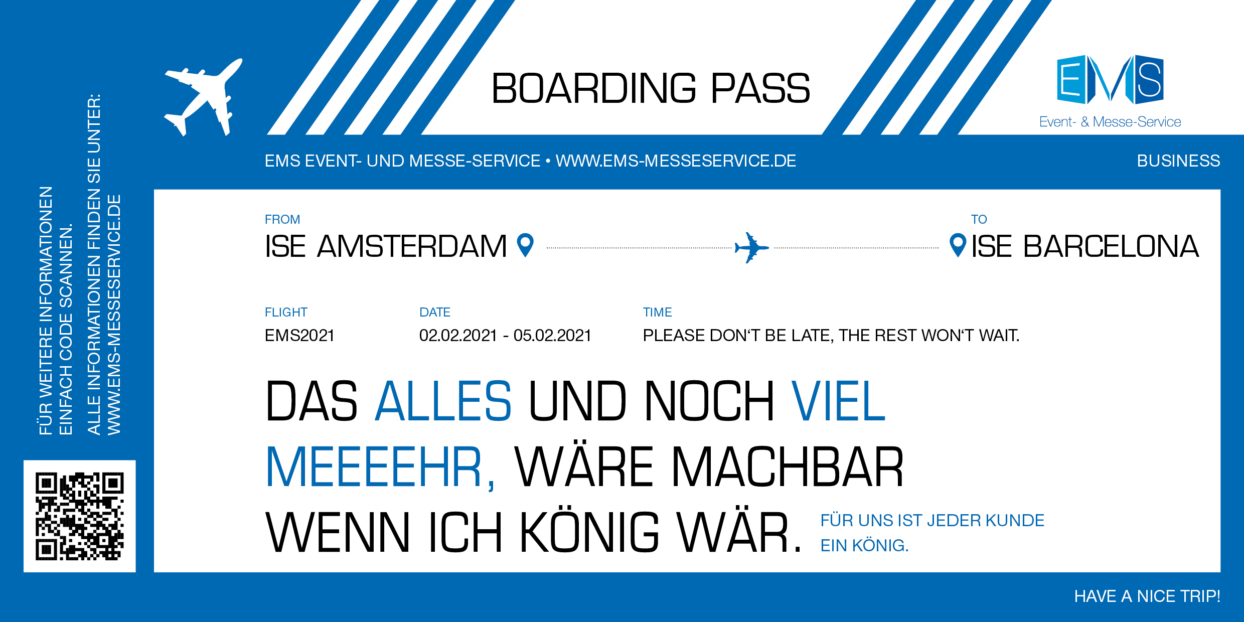 Boarding Pass Fyler ISE 2021